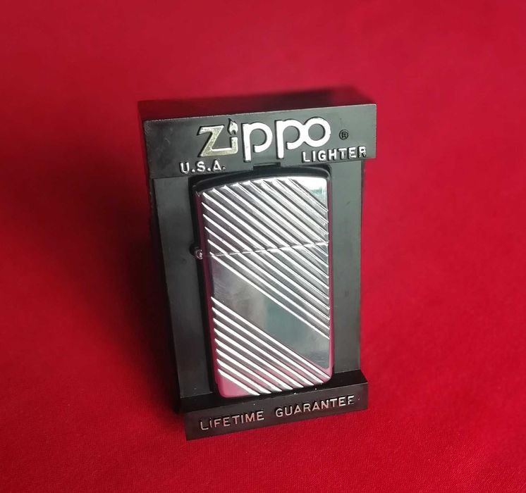Isqueiro Zippo Slim Brite-Cut 1621 de 1992