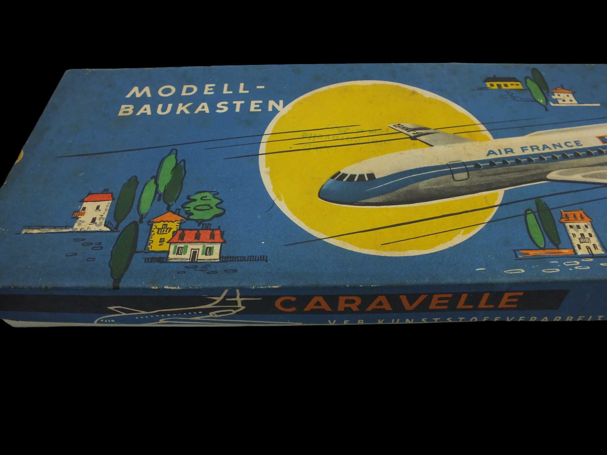 Model samolotu  Caravelle, 1:100, VEB Plasticart L