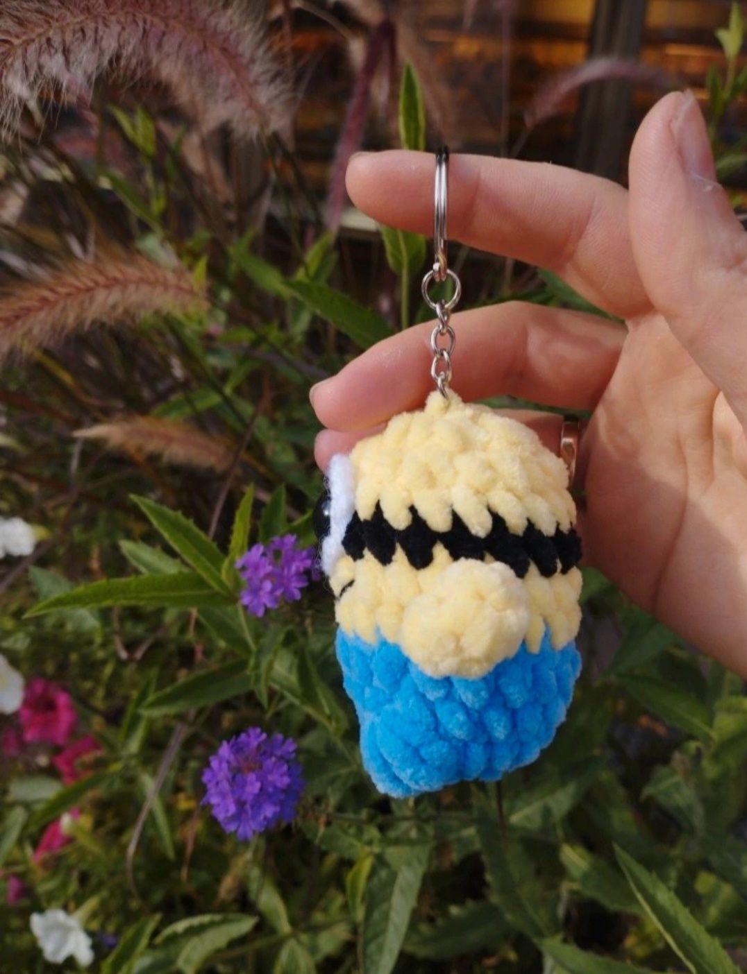Brelok Minion, maskotka Minion zabawka. Pluszowa Minion