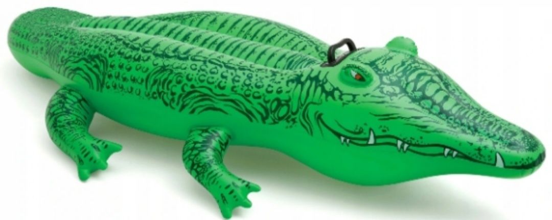 Zabawka do pływania Intex Aligator 168 x 86 cm zielona
