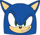 Czapka zimowo jesienna Sonic rozmiar 52