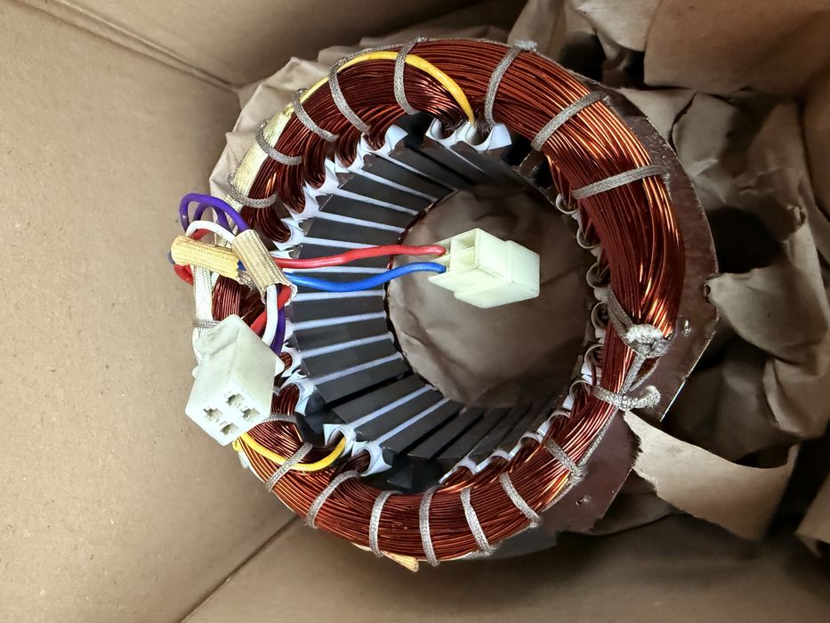 Перемотка статора й ротора генератора