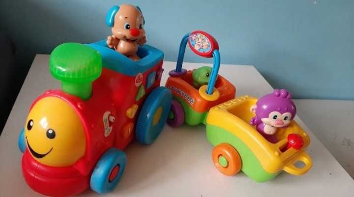 Pociag szczeniaczka uczniaczka Fisher Price