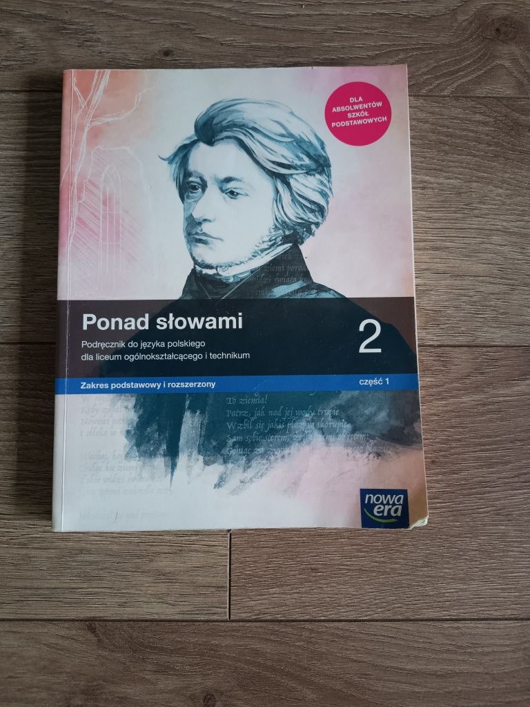 Podręcznik do języka polskiego Nowa era " Ponad słowami 2" cz.1