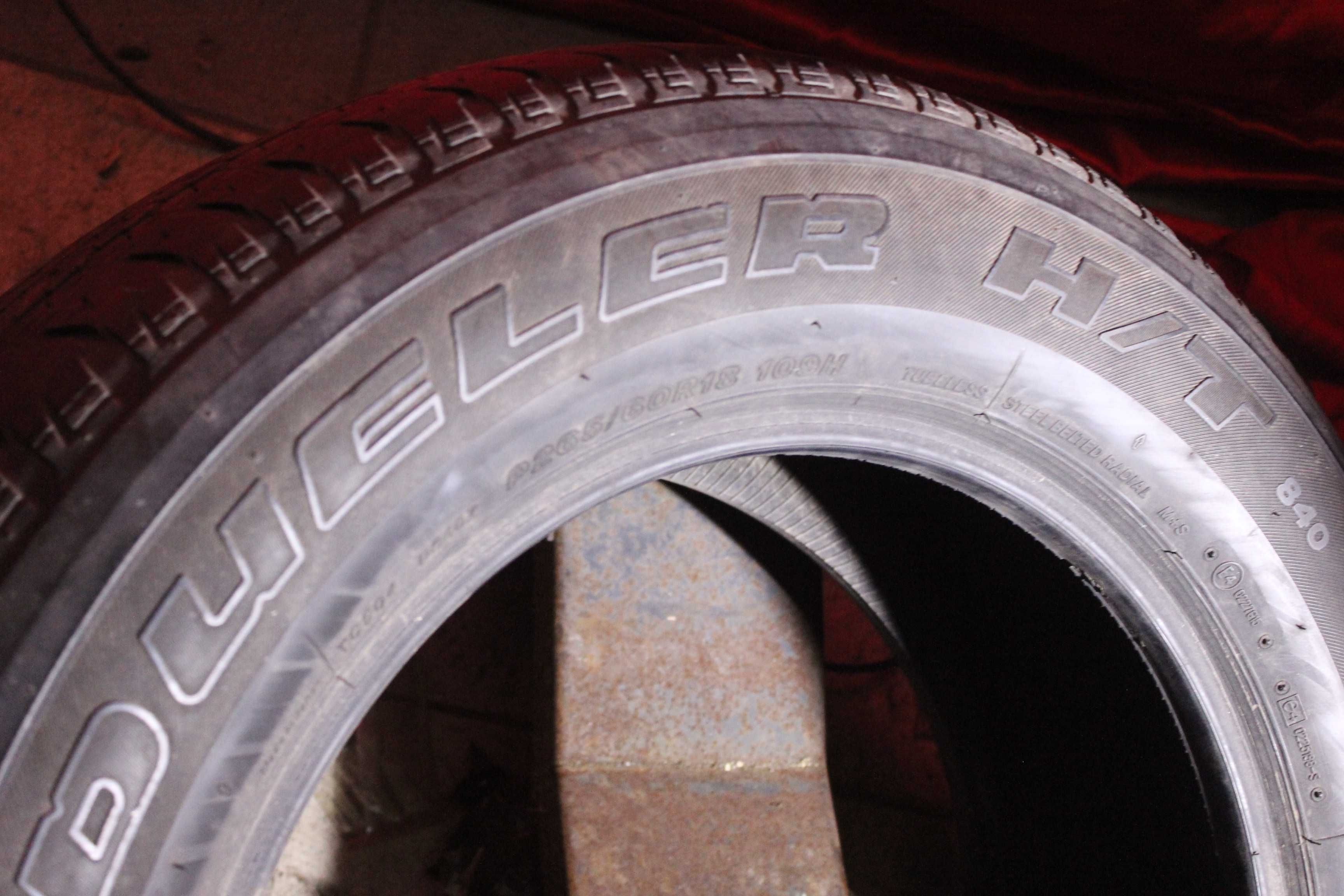 265-60-R18 BRIDGESTONE DUELLER  пара 2штуки летней резины Germany