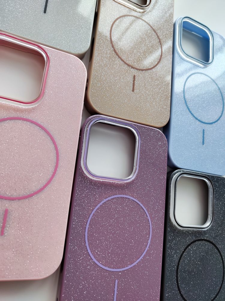 Чохол Iphone 15 / 16 pro гліттер, чехол айфон глиттер
