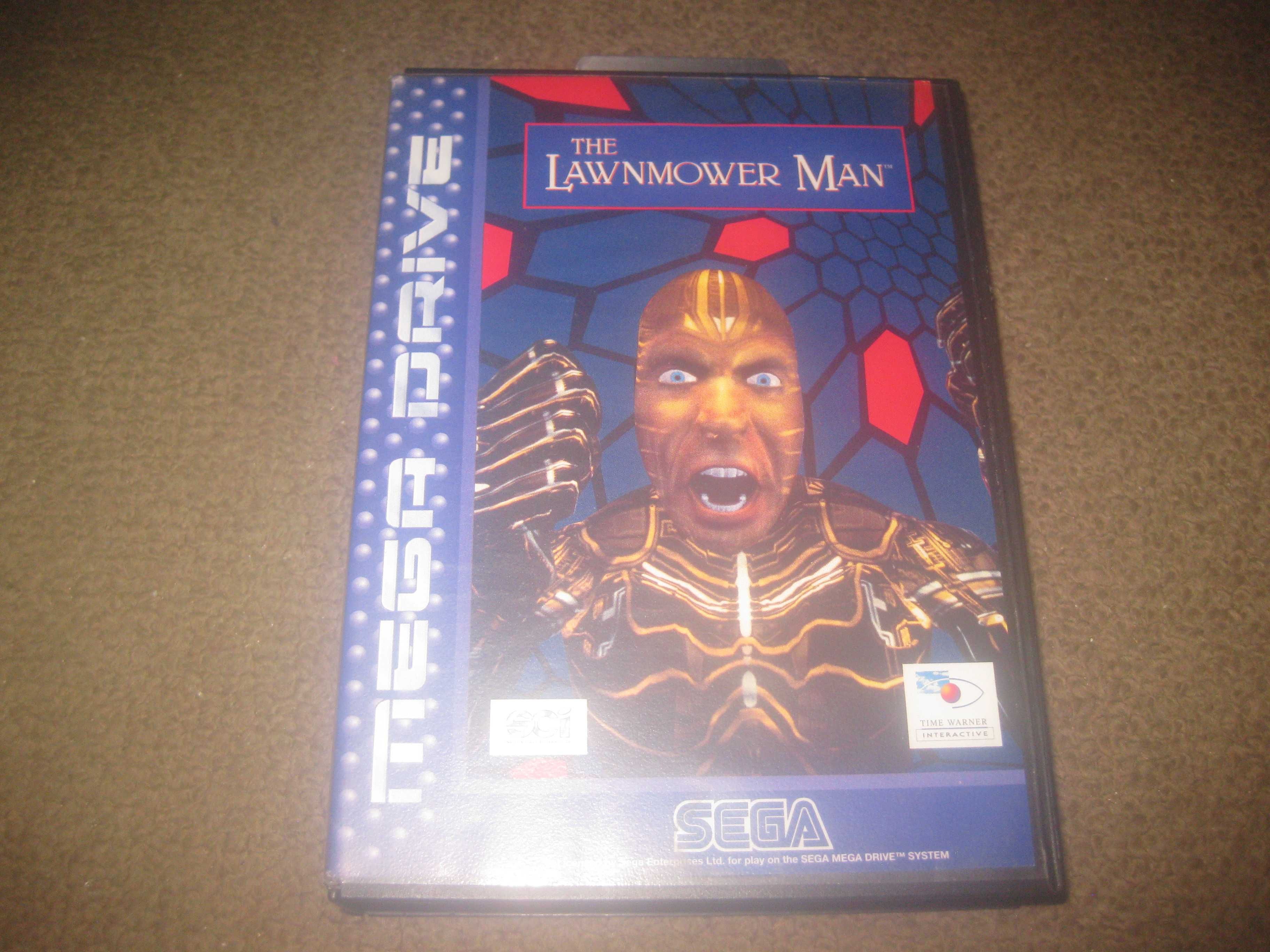 Jogo "The Lawnmower Man" para Sega Mega Drive/Completo!