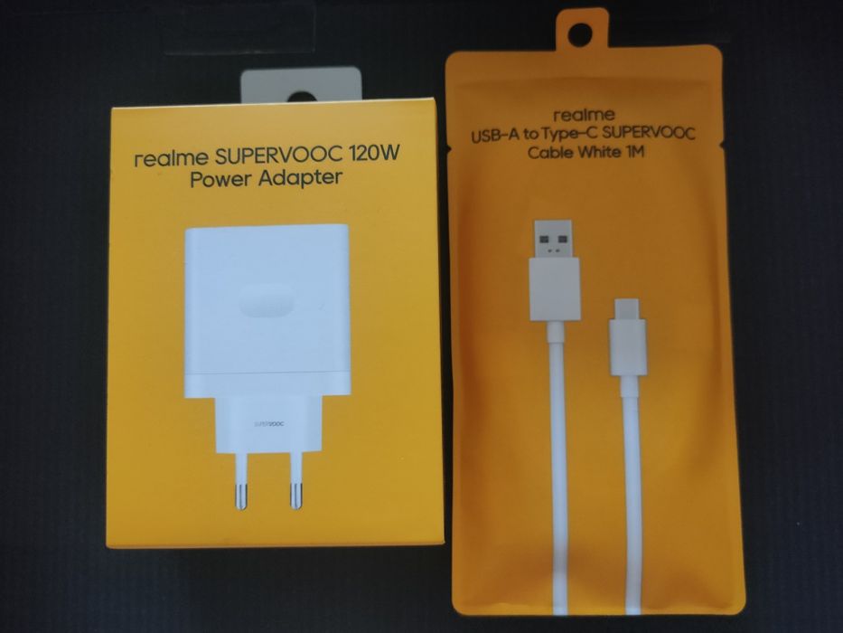 Realme SUPERVOOC 120W EU adapter Оригинал!/НОВОЕ/Кабель Realme 12A