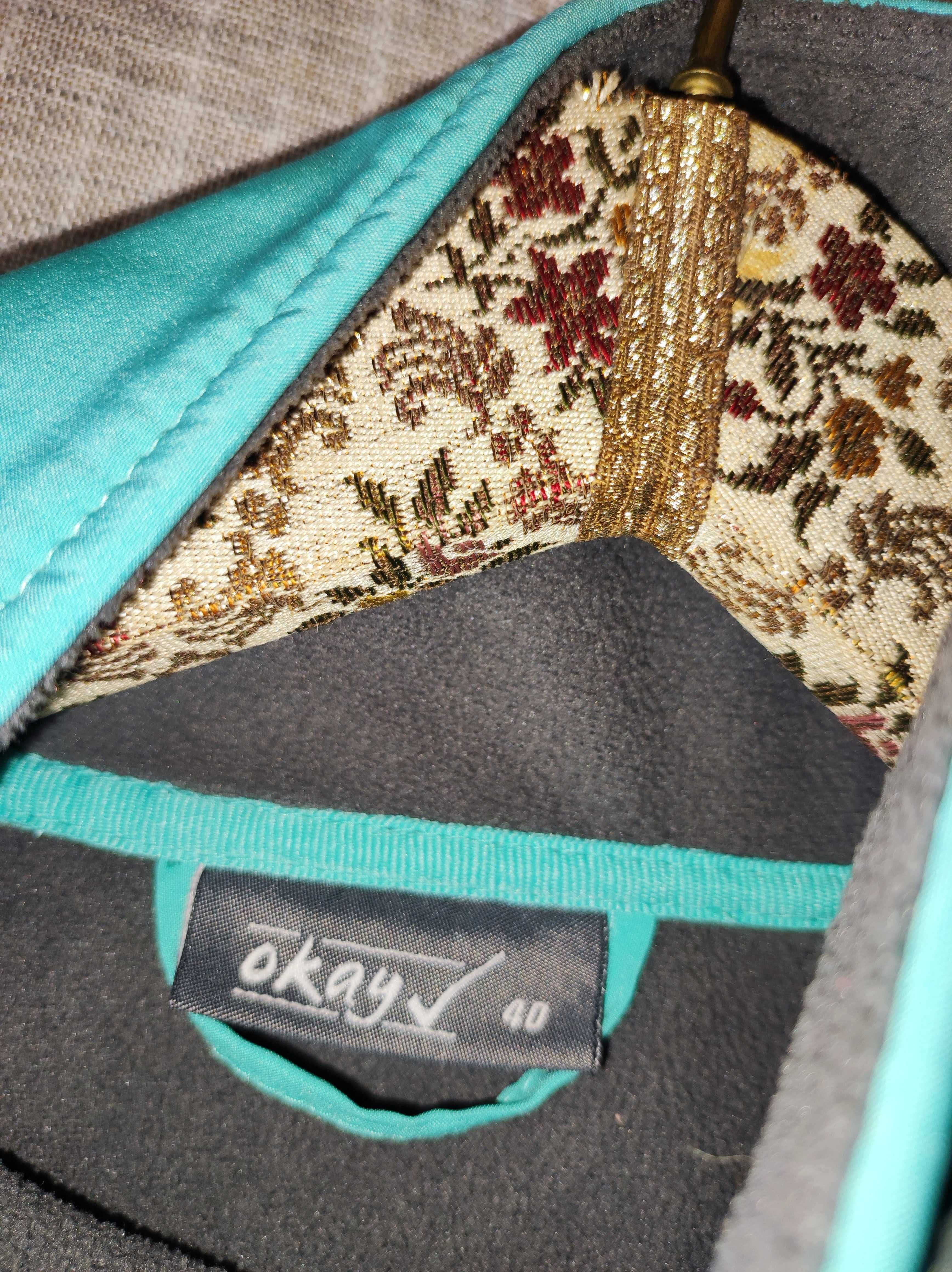 OKAY Kurtka soft shell zielona roz 40 L