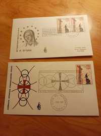 dwie okolicznościowe koperty Posta Area Vaticana