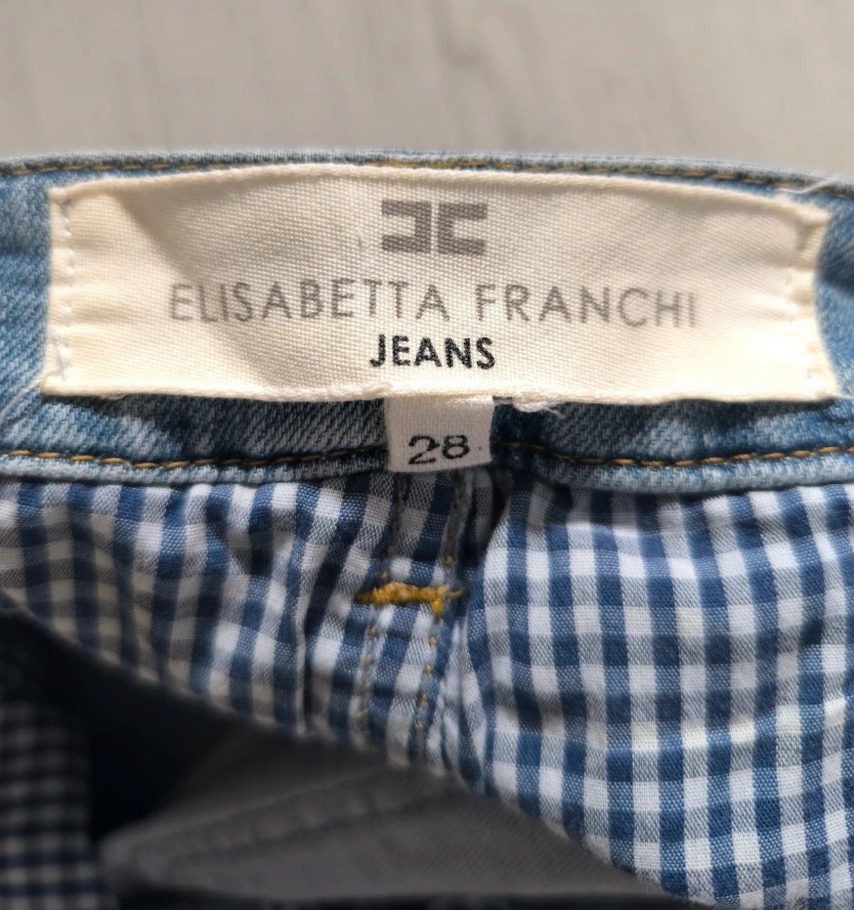 Szorty jeansowe Elisabetta Franchi r. 28 - 36/38