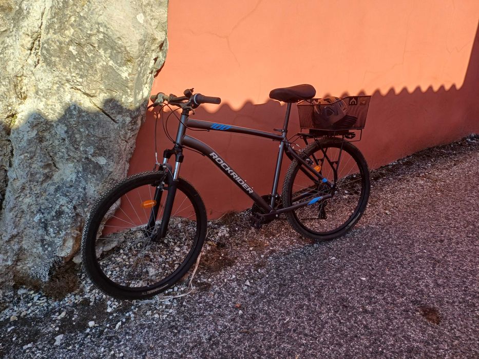 Bicicleta BTT Rockrider ST100 Quadro XL Roda 27,5 + acessórios