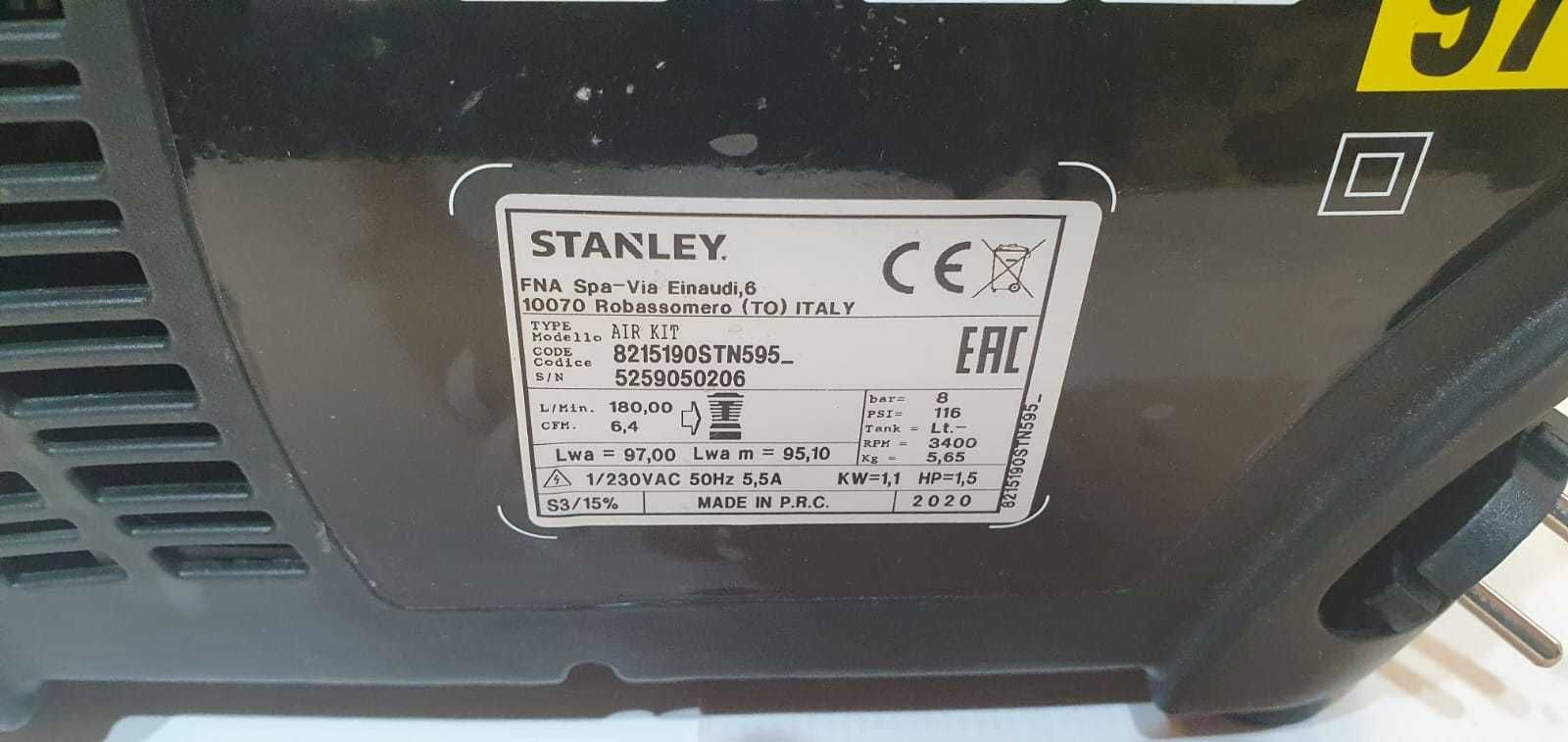 Kompresor Stanley 1,5 MP  8 Bar - Madej Gorlice Mickiewicza -