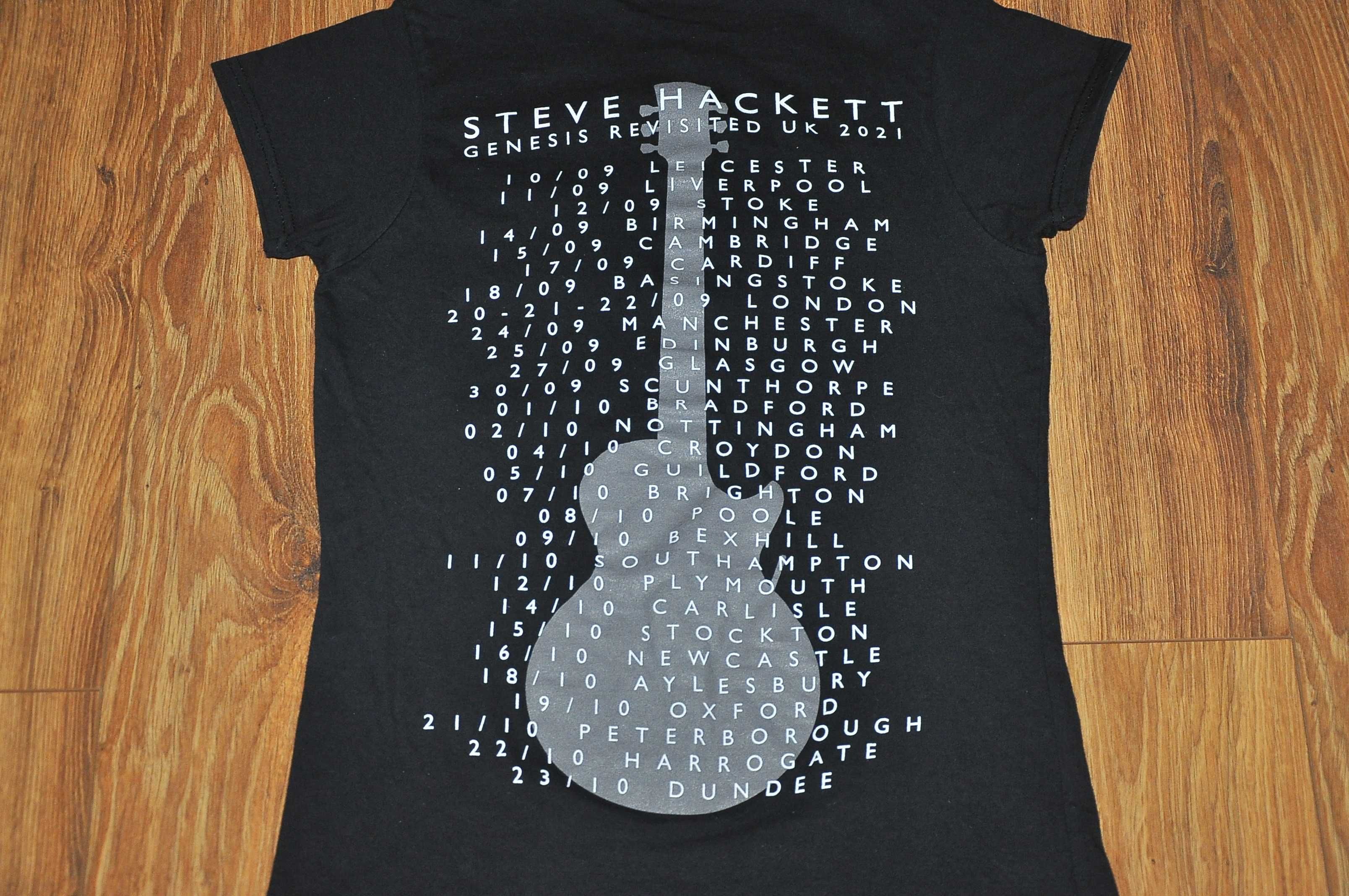 STEVE HACKETT - Genesis Revisited UK 2021 - koszulka M Koncert UNIKAT!