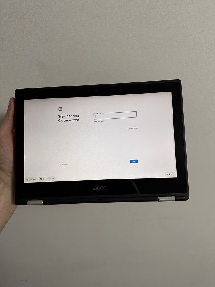 Ноутбук-трансформер Acer Chromebook сенсорный 4/32