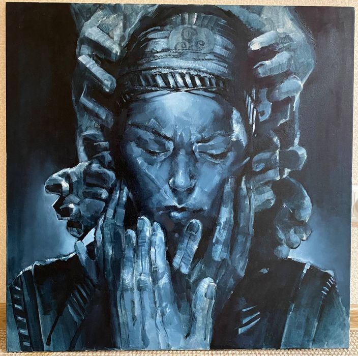 Продам картина живопись маслом, фан арт Сеуна и Hunt