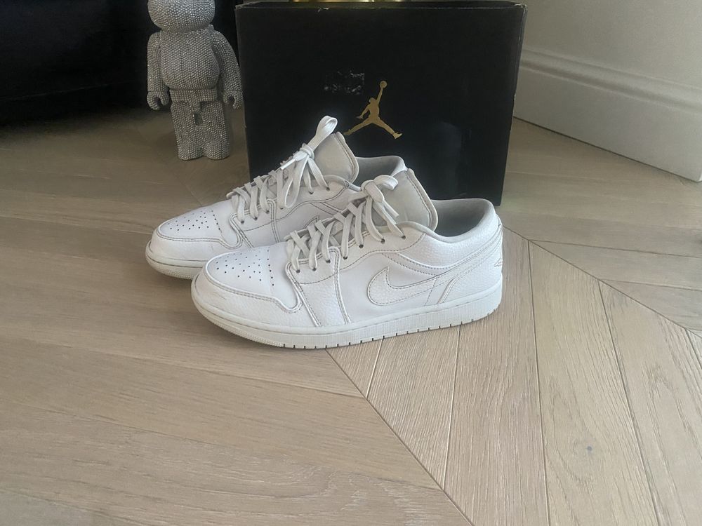 Buty jordan 1 low triple white