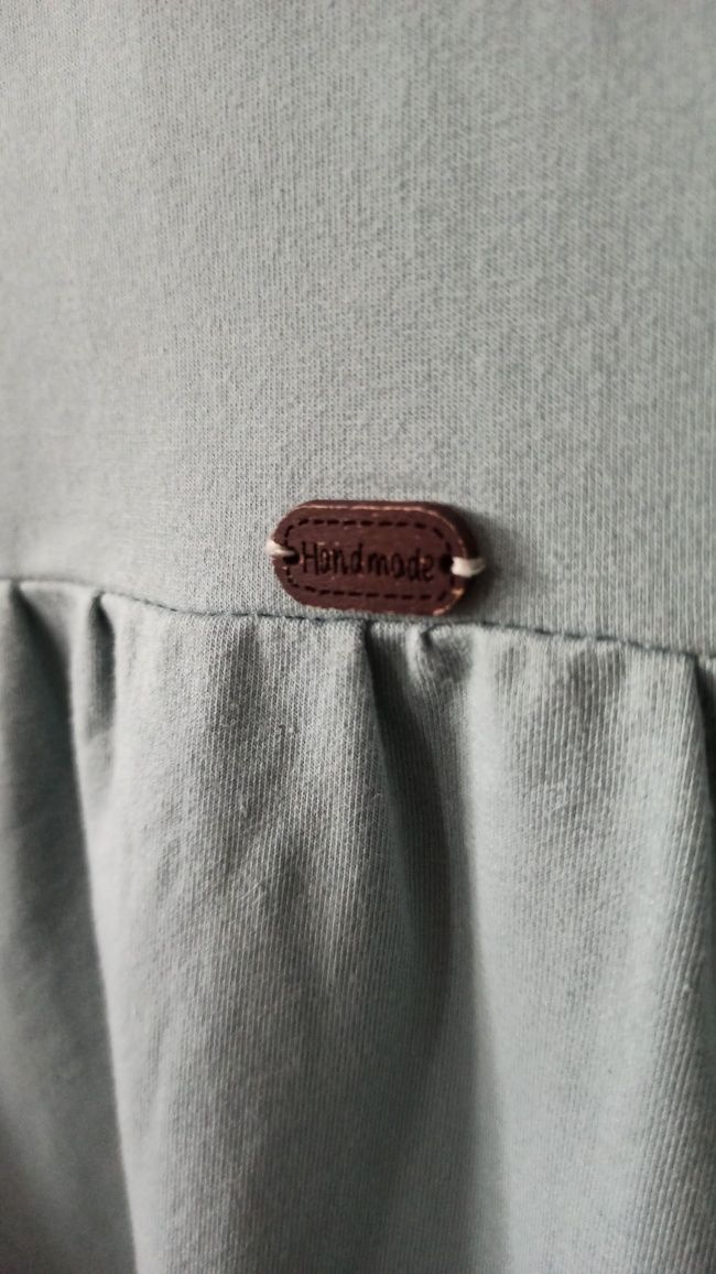 Sukienka z aksamitką rękodzieło 110