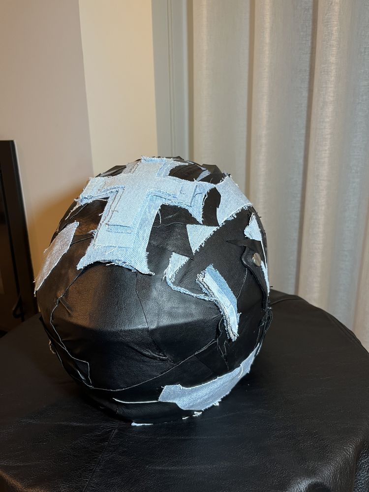 Capacete de Moto/ Mota Pele Genuína/Ganga