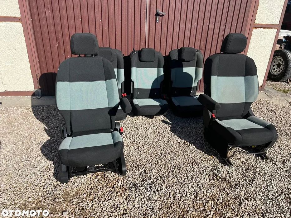 FOTEL FOTELE KANAPA SIEDZENIE KOMPLET CITROEN BERLINGO III IV PEUGEOT PARTNER 2022 ROK SUPER STAN