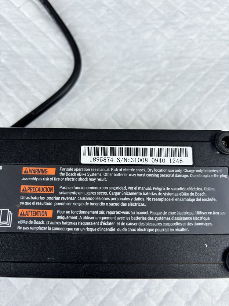 Defekt ładowarka Bosch do roweru elektrycznego