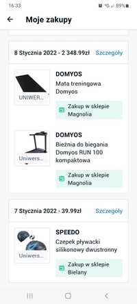 Bieżnia DOMYOS run100