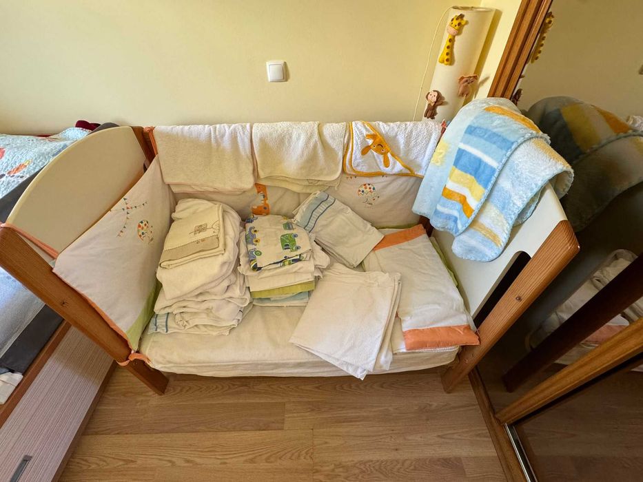 Cama de Grades & Colchão & Textil Cama