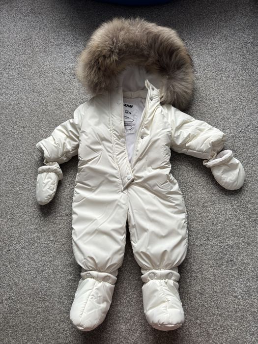 Білий зимовий комбінезон bewarm
