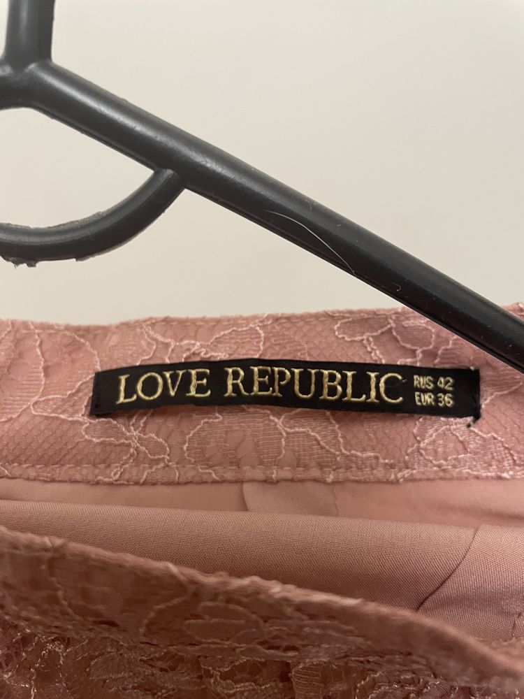 Юбка + корсет з мереживом Love republic s