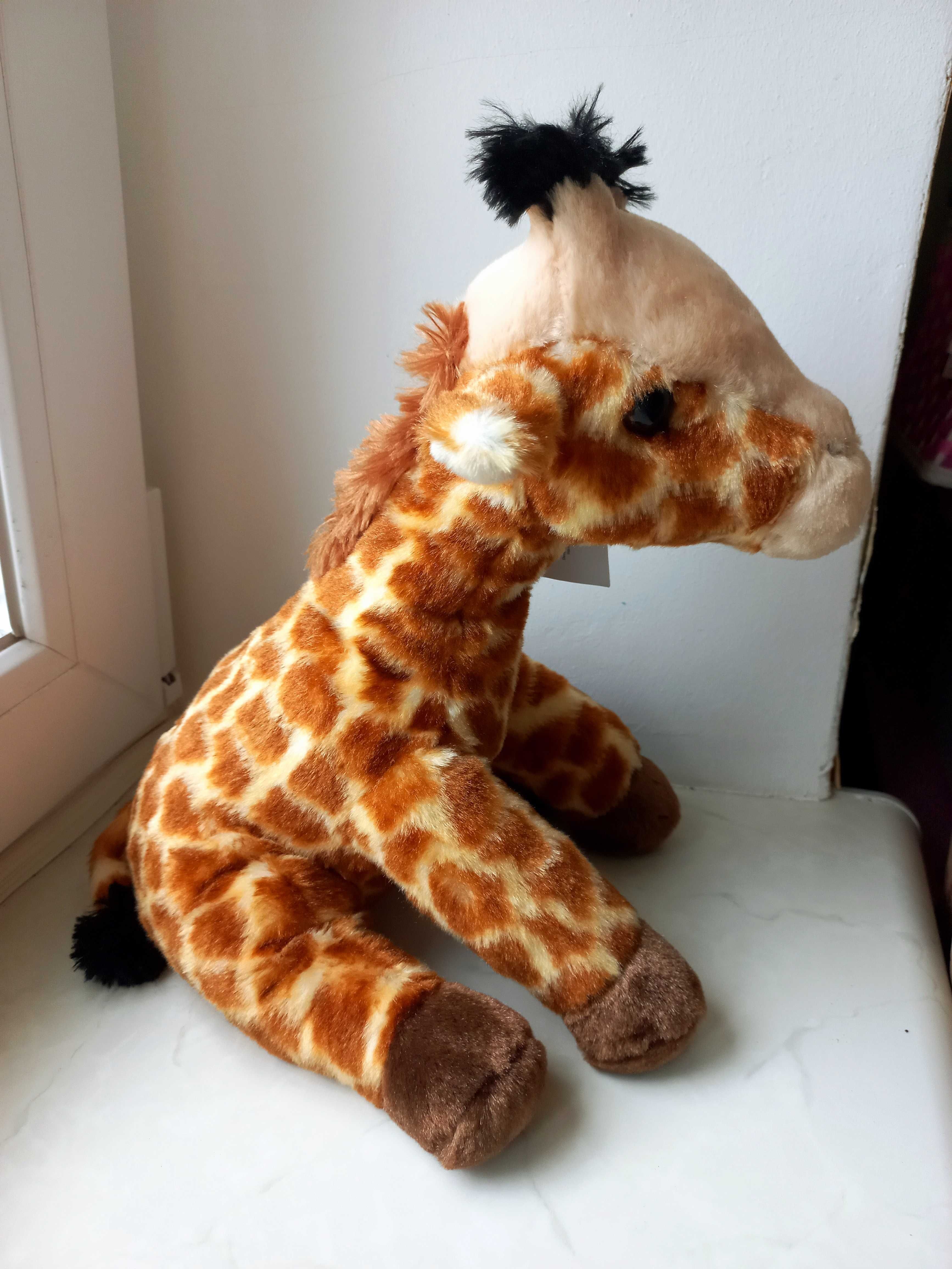 Мягкая игрушка Жираф с жирафенком Auroraworld, 30 см.