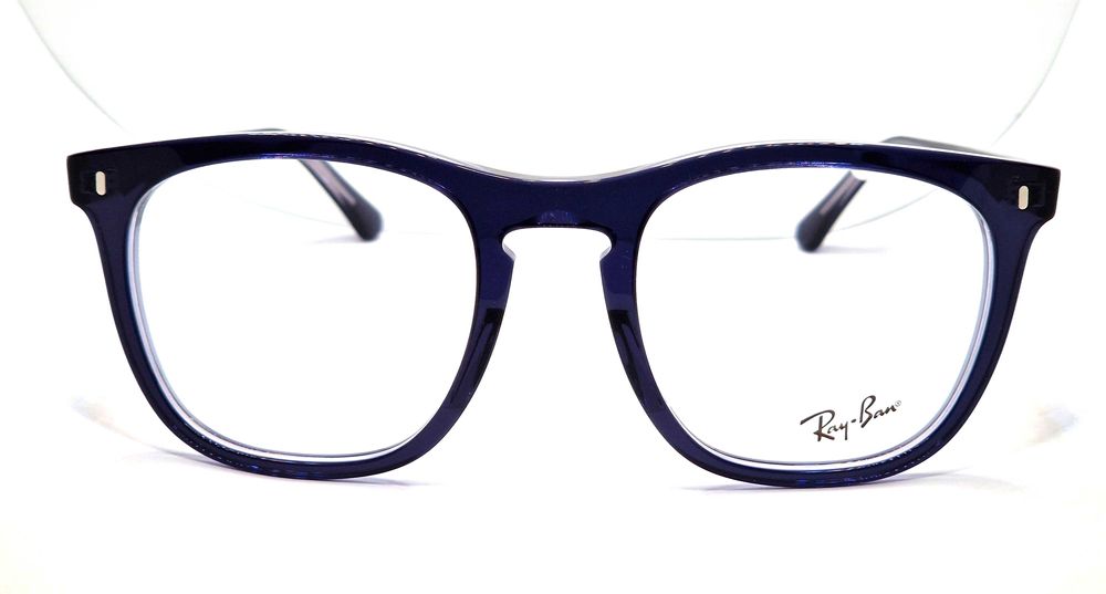 Okulary korekcyjne Ray-Ban 2210 Czarne przezroczyste niebieskie Unisex