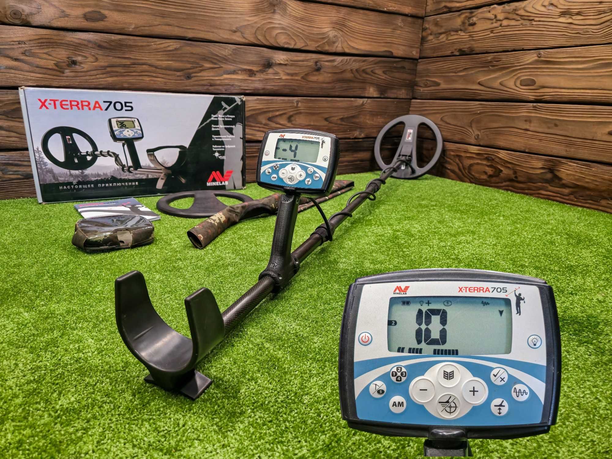 Металошукач Minelab X-Terra 705 "Карбонова штанга"