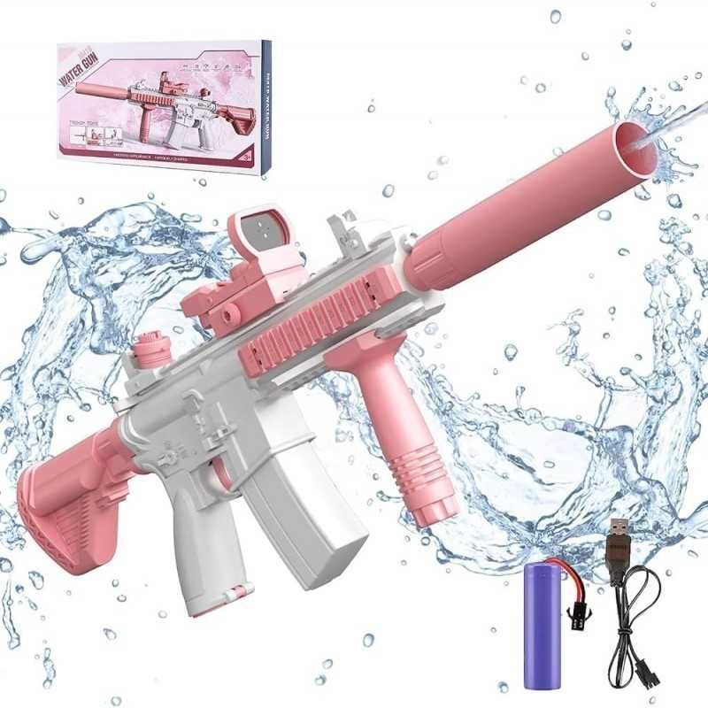 Elektryczny pistolet M416 na wodę dla dorosłych i dzieci, 500 ml