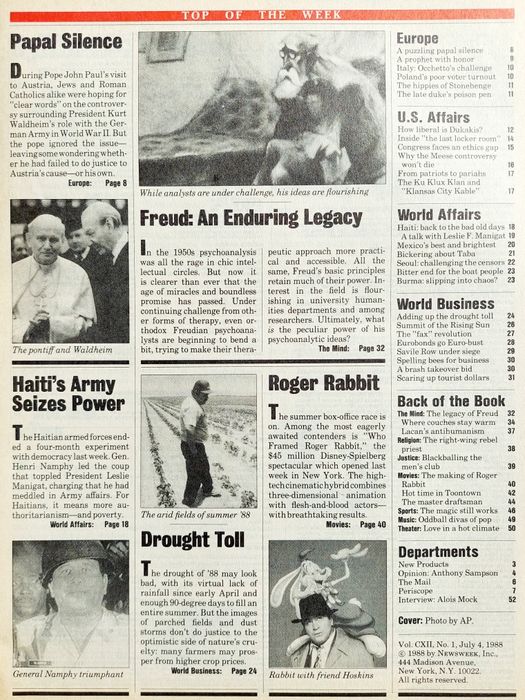 Sigmund Freud / Newsweek