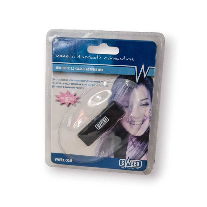 Adaptador Bluetooth 2.0 Class II USB SweeX – Novo / Selado