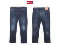 Чоловічі темно сині штани джинси Levi’s 514 оригінал [ 36х32 ]