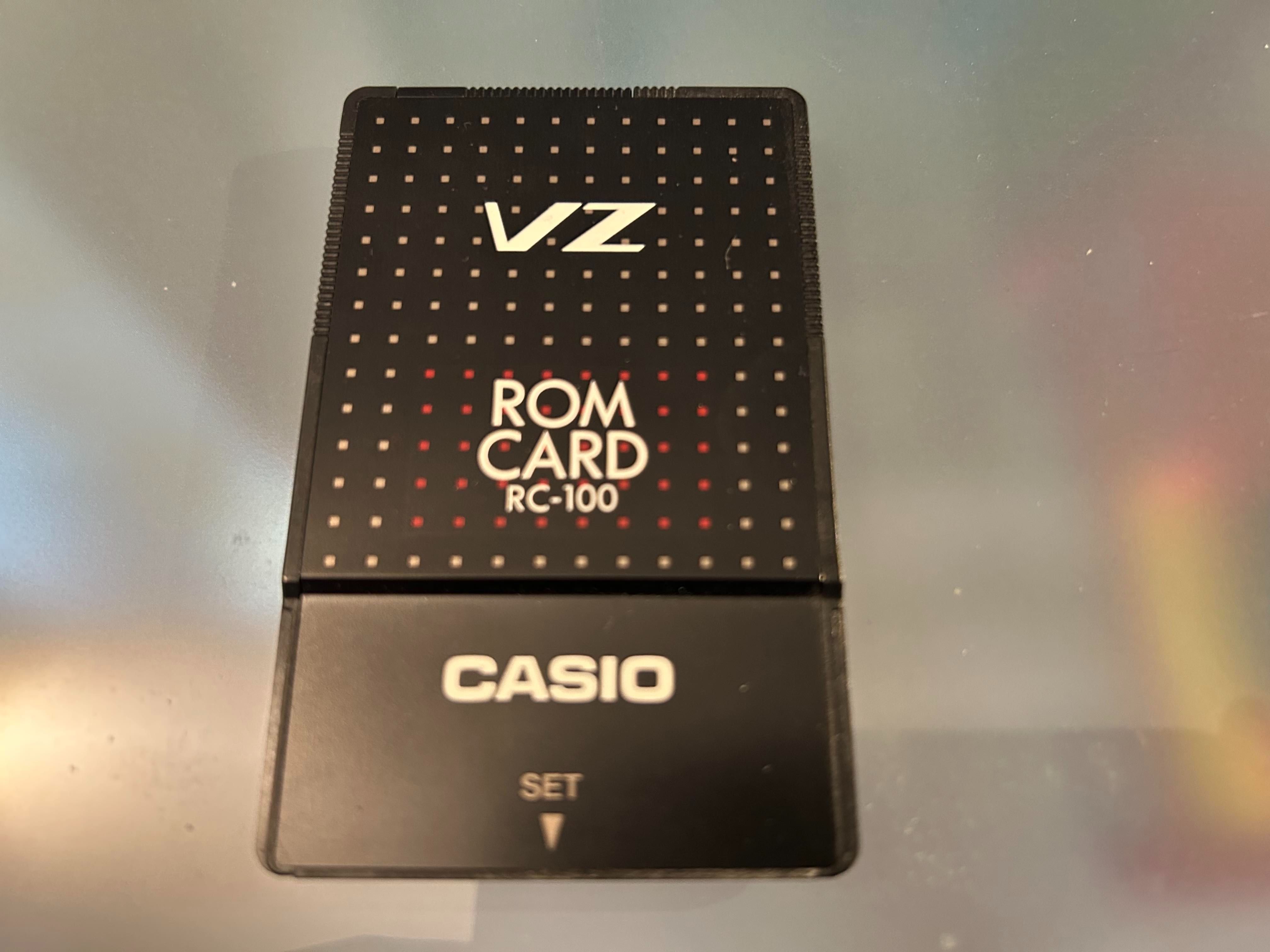 Casio RC-100 ROM Card for VZ