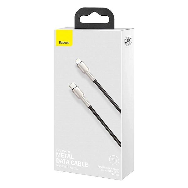 Kabel Baseus Cafule Series Metal Data USB-C / Lightning 20W PD 1 m - c