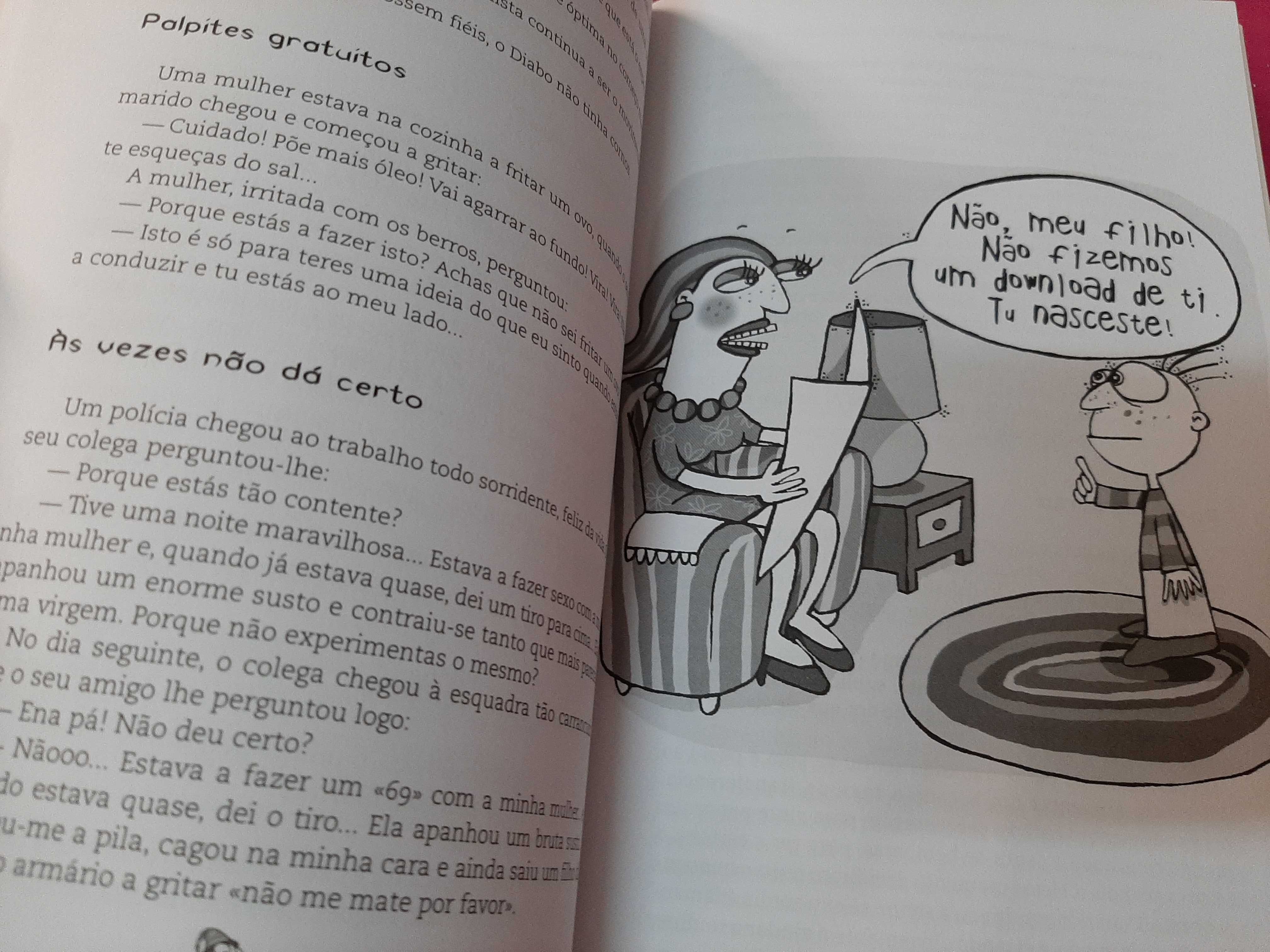2 livros "As melhores anedotas da Internet " Pedro Alegria