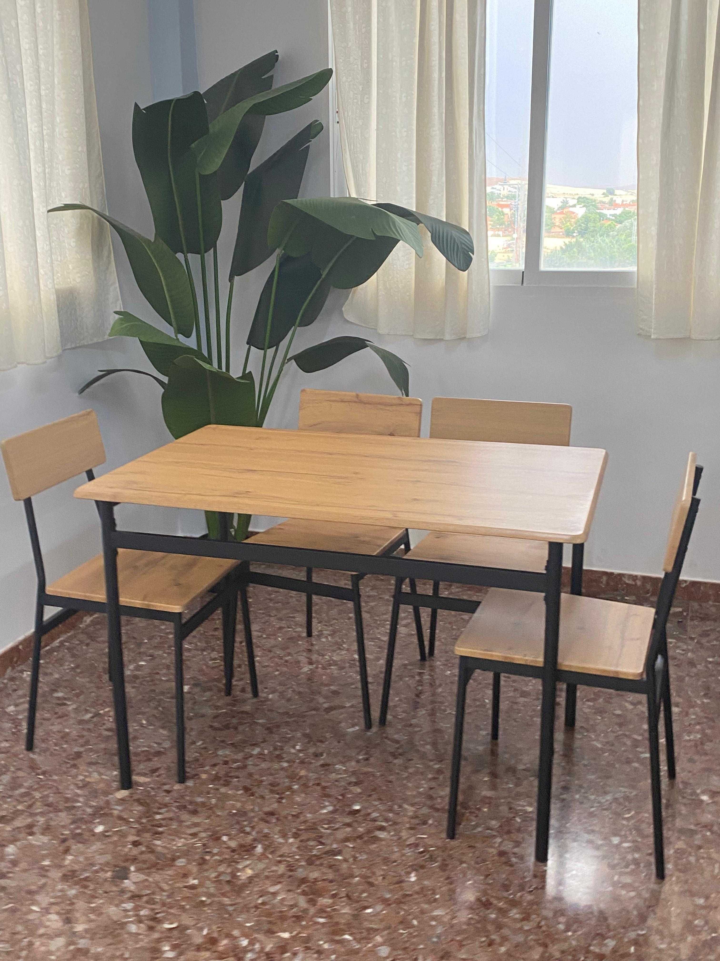 LIQUIDAÇAO TOTAL MESA NOVA +4 CADEIRAS ENVIO GRATIS PAGUE NA ENTREGA