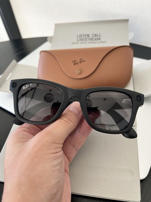 Ray-Ban Wayfarer RW4006 — оригінал, поляризовані лінзи, Matte Black