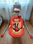 Huśtawka+ tunel/mata fisher price