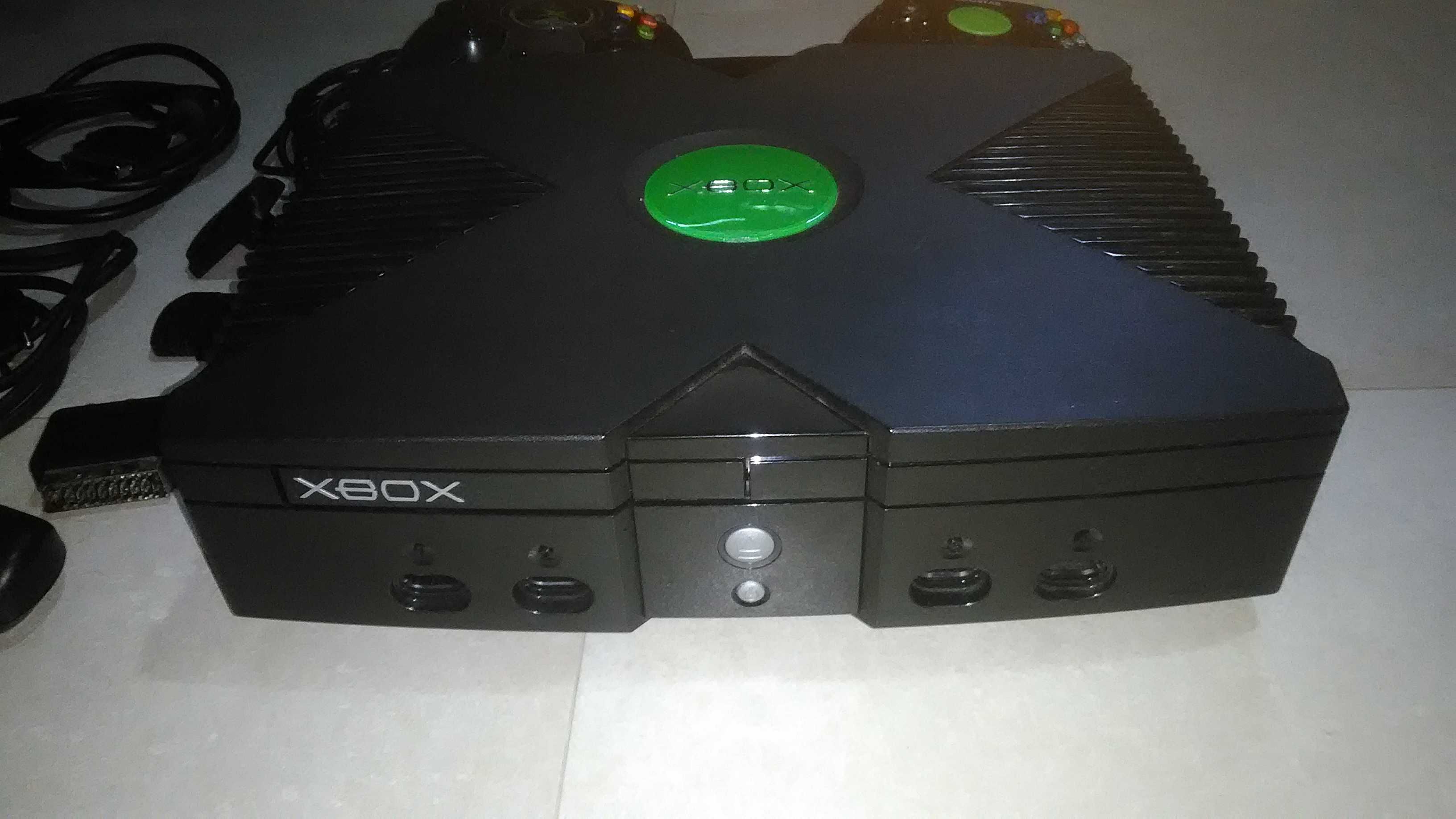 X-Box da microsoft bem conservada