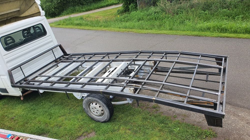 Najazd zabudowa laweta surowy Ducato Boxer Master MOTO-LUK