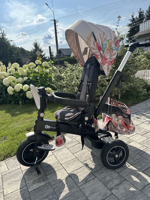 Rowerek trojkolowy dla dziecka 6w1 wozek easy Twist Konderkraft bezowy