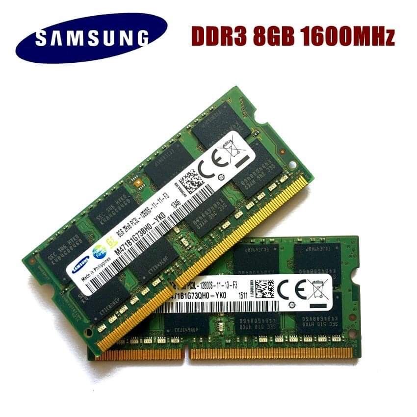Memórias RAM DDR3L 1600Mhz 8Gb para Portátil