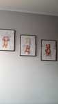 Plakaty w ramkach misie 30x40
