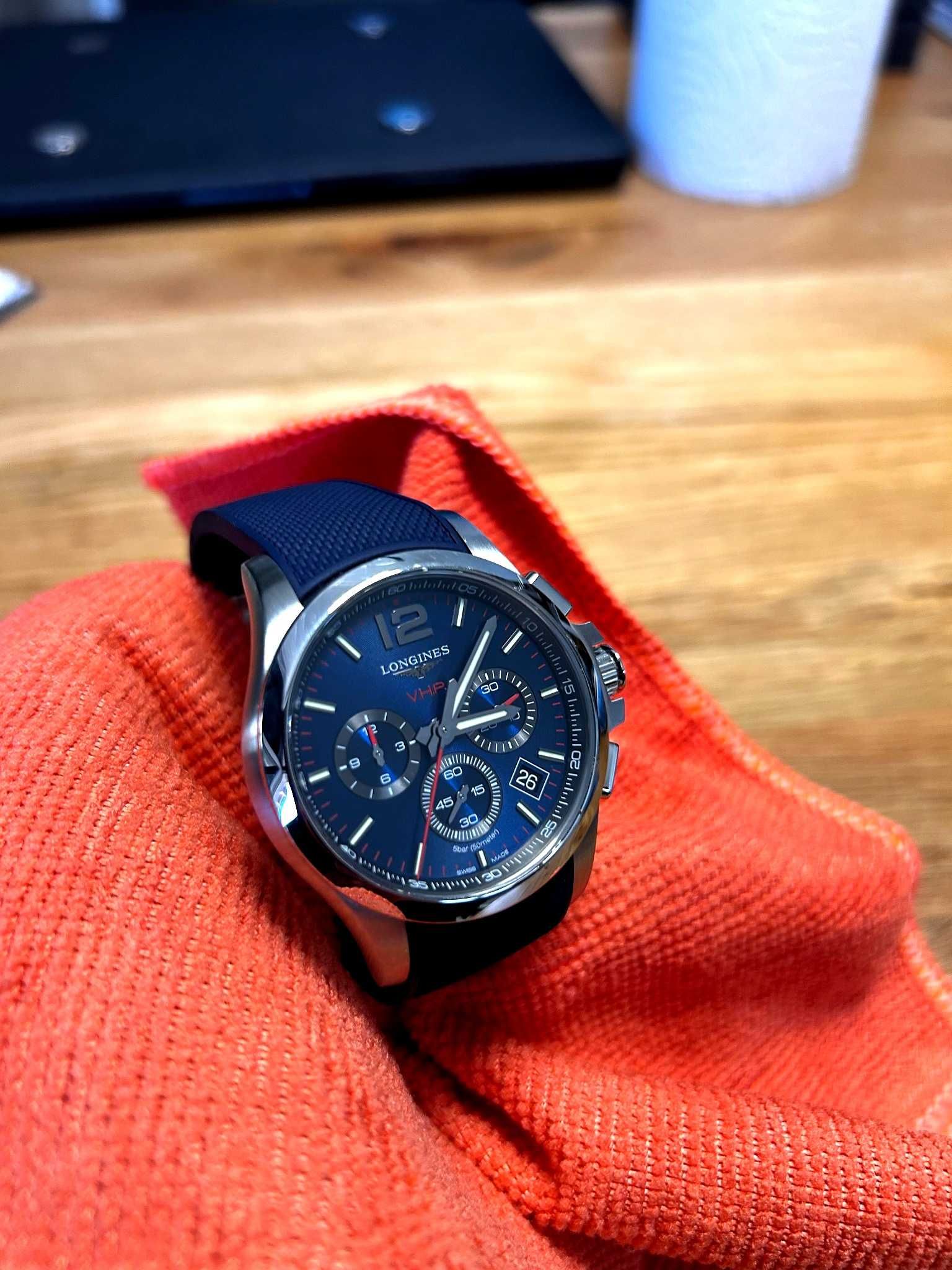Longines Longines Conquest
V.h.p. | Blue Dial | Rubber |