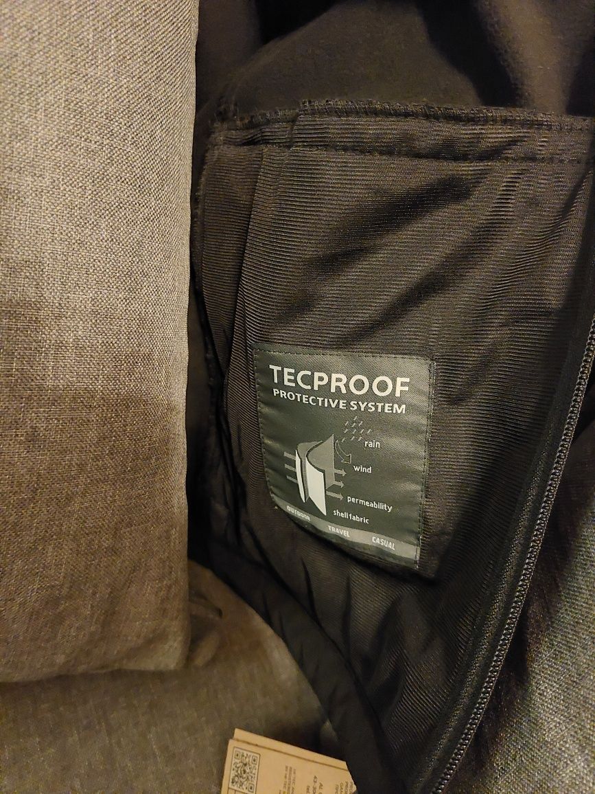 Softshell czarny z kapturem hi-tec CAEN nowy XXL
