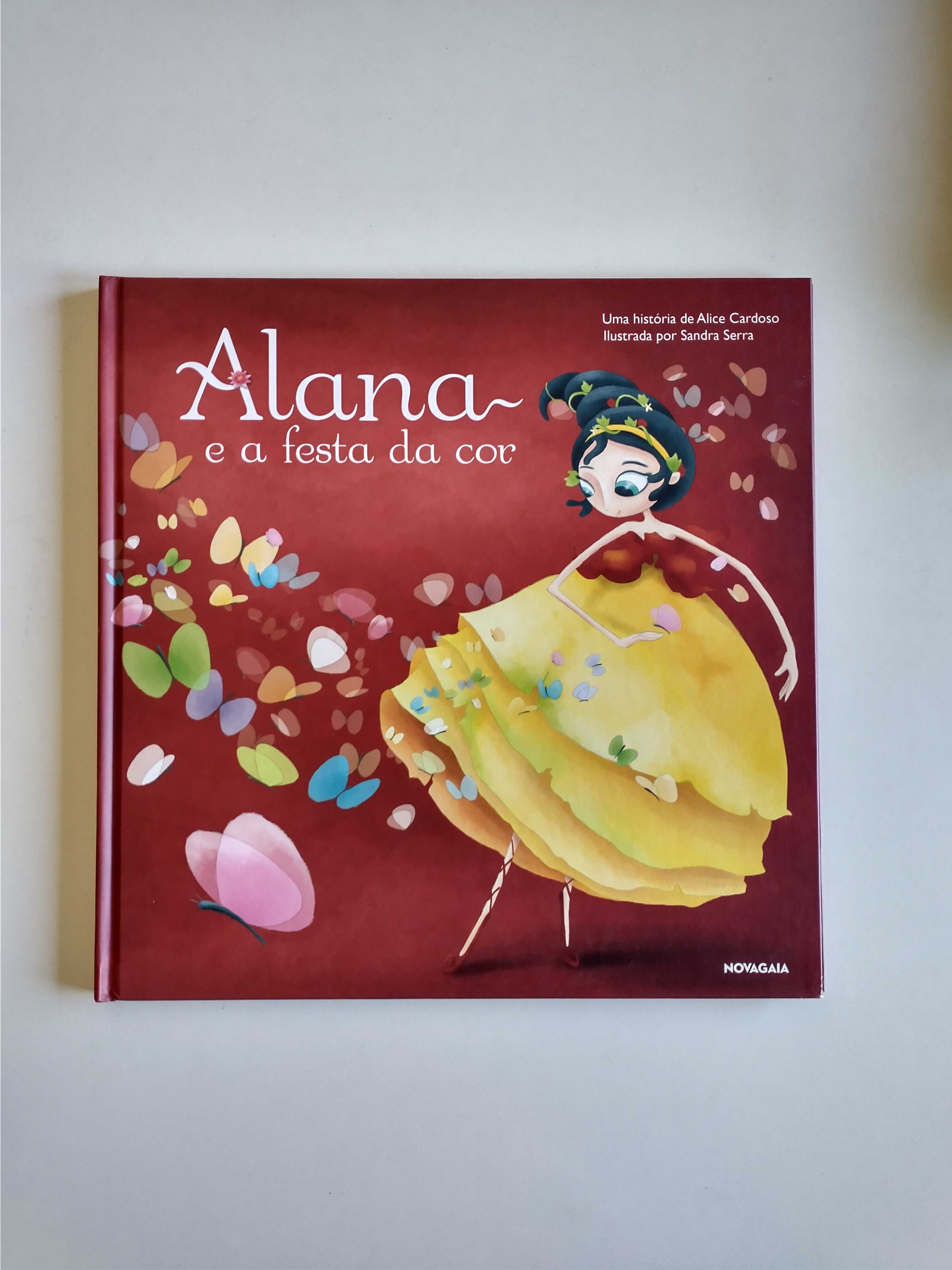 Livro "Alana e a Festa das Cores" de Alice Cardoso